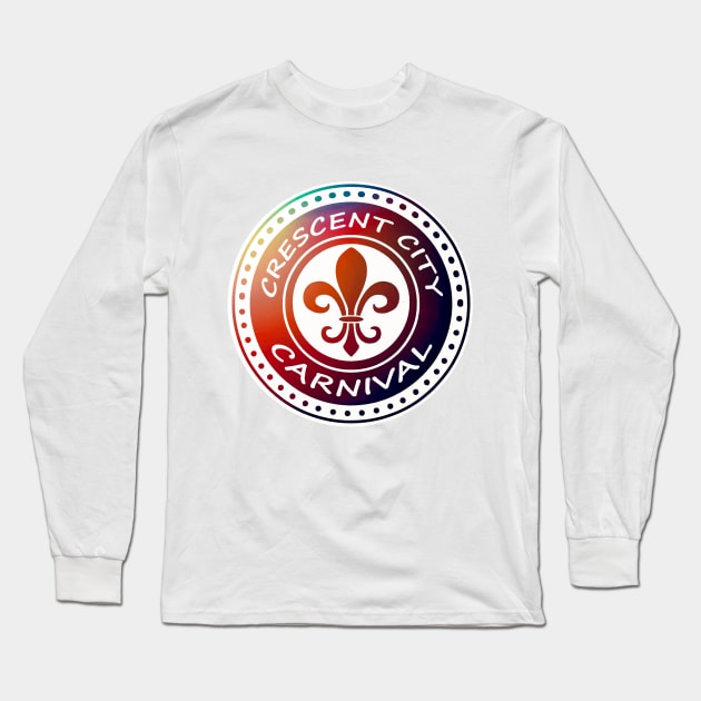 Carnival Time in New Orleans Long Sleeve T-Shirt by PSCSCo